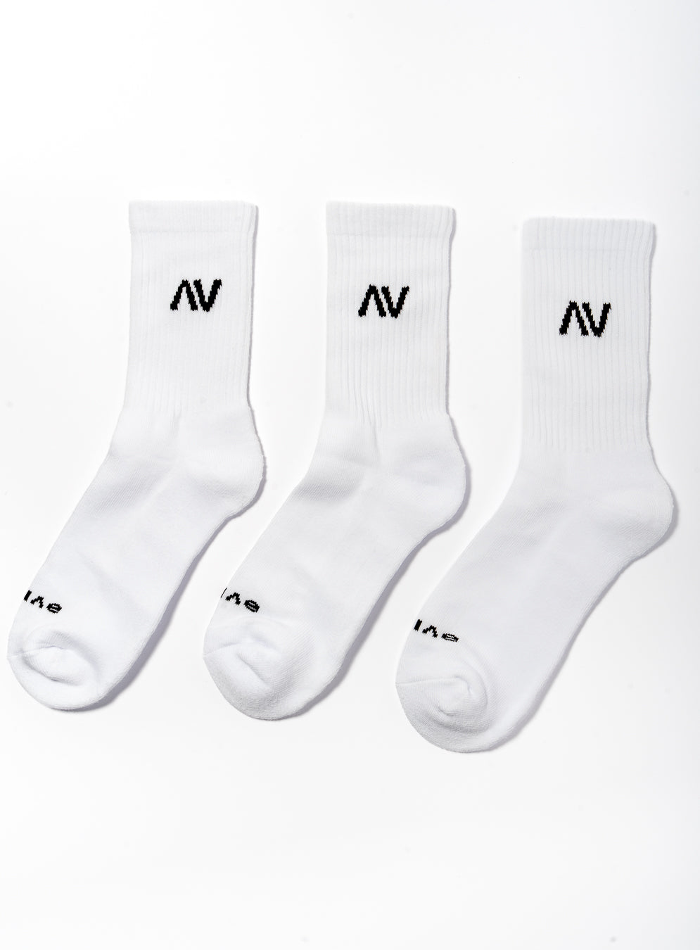 Pack 3 calcetines blancos