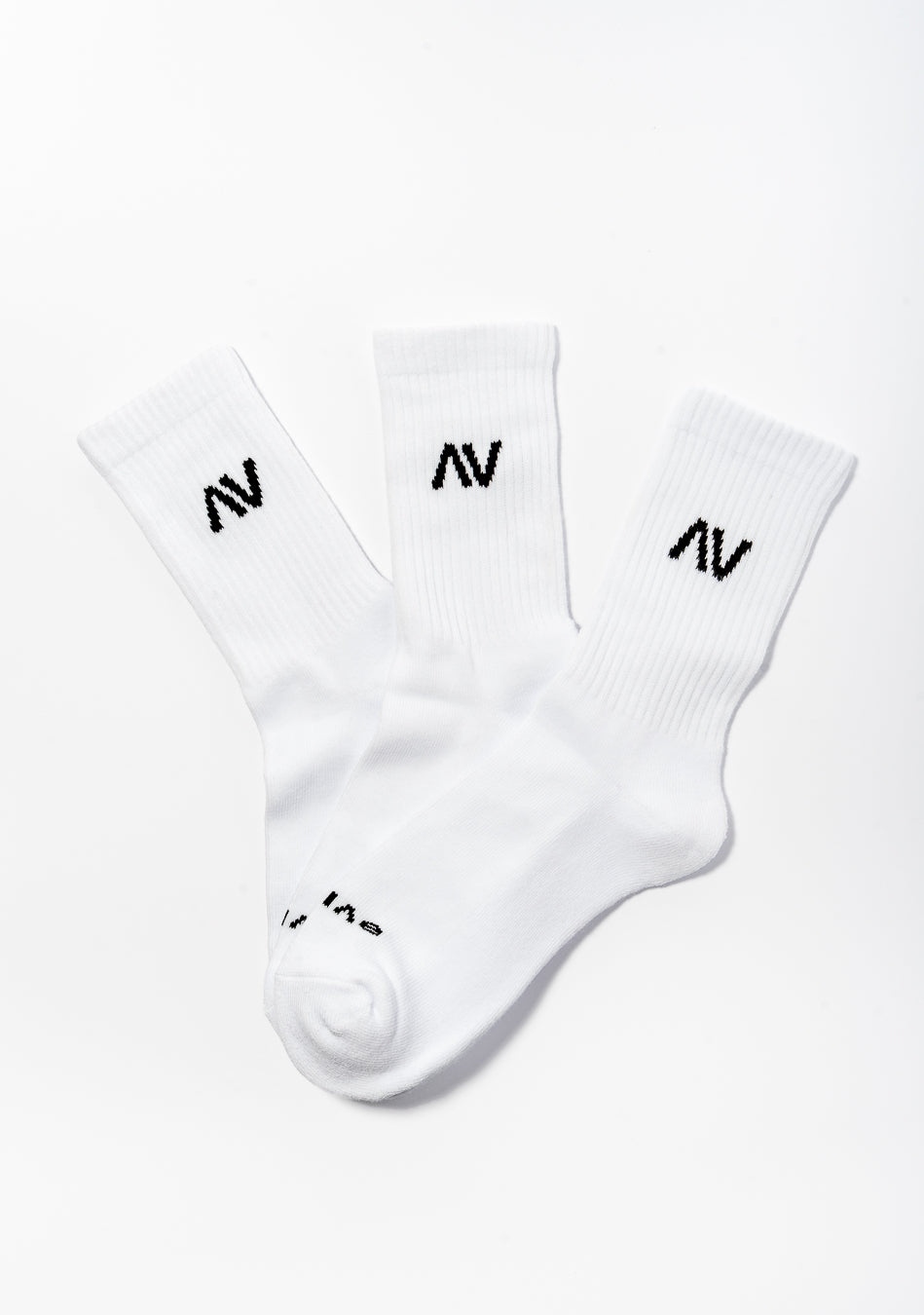 Pack 3 calcetines blancos